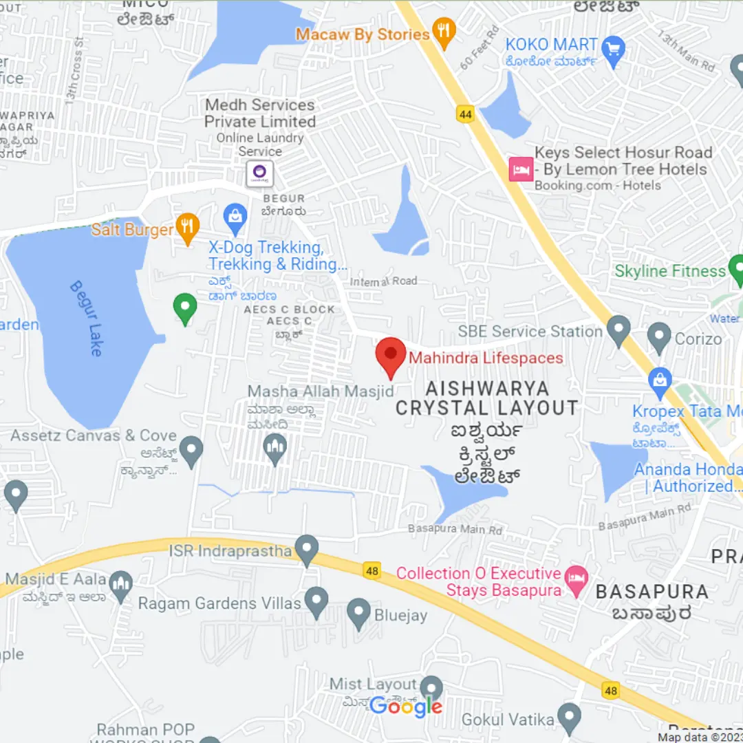 Mahindra Lifespaces Singasandra Map