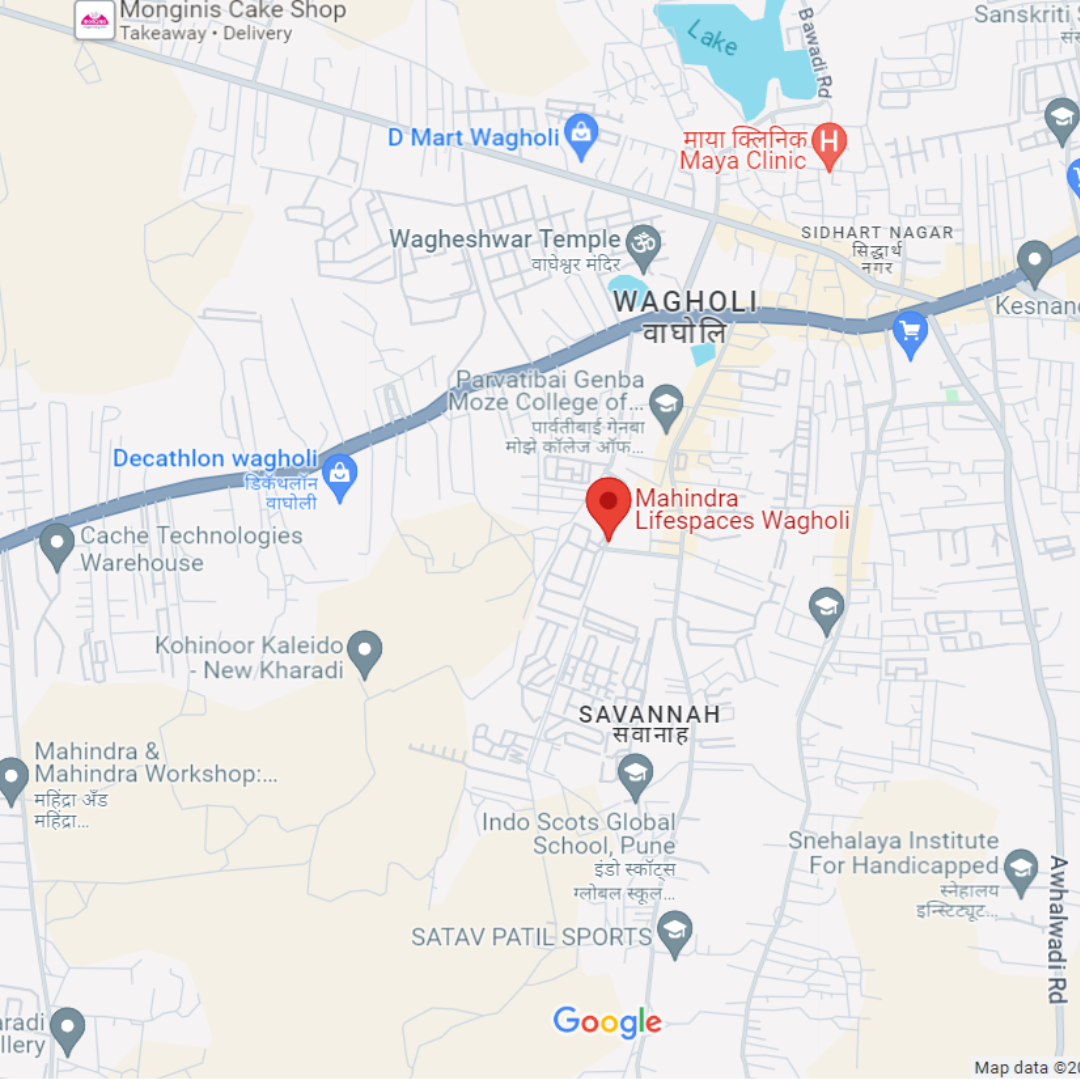 Mahindra Lifespaces Wagholi Map